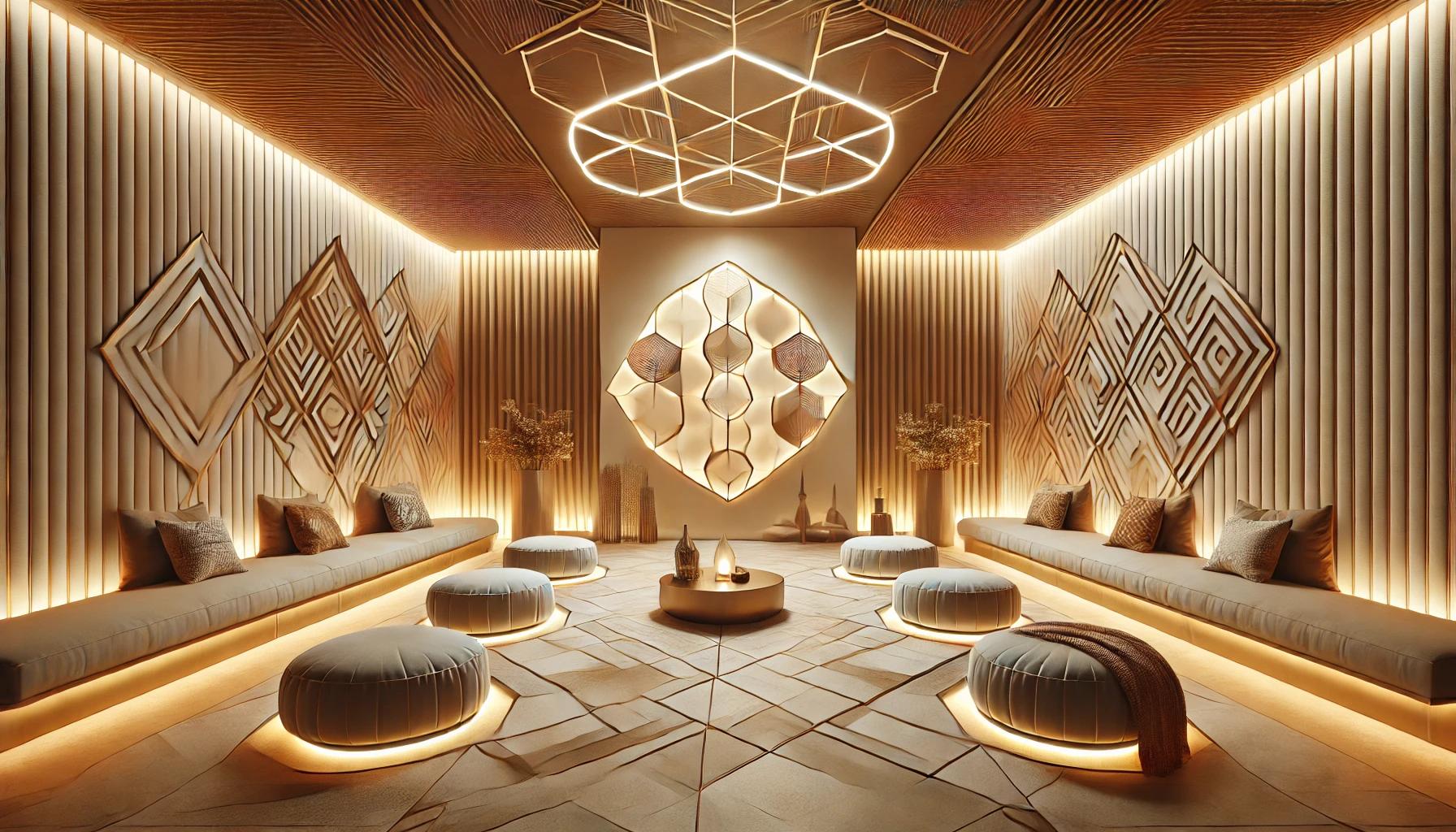 Modern meditation space